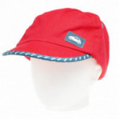 Памучна шапка с козирка и апликация за момче Go sport 65037 