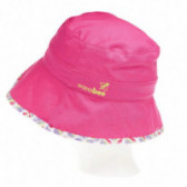 Памучна двулицева шапка с периферия, розова Up 2 glide 65090 4