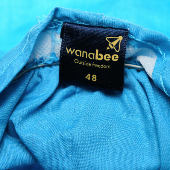 Трекинг шапка с козирка за момче, светло синьо и жълто Wanabee 65098 6