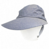 Памучна шапка с козирка за момиче, сива Up 2 glide 65107 