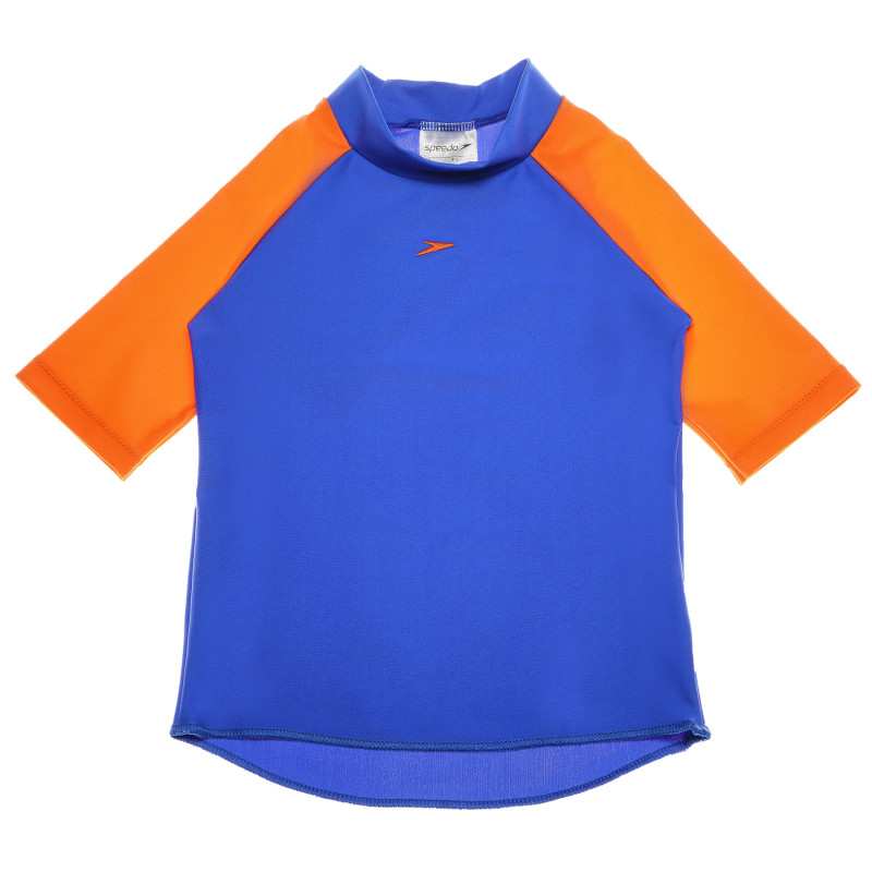 Плажна тениска с оранжеви ръкави за момче  65229