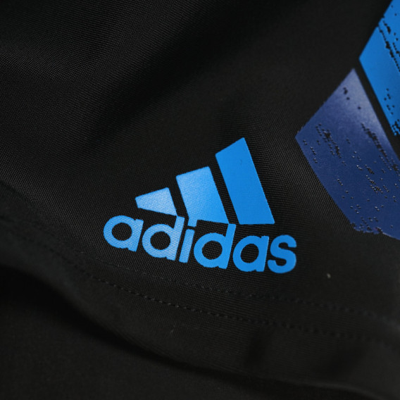 Бански за момче със син акцент и лого на марката Adidas 65258 3