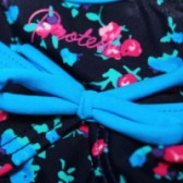 Бански от две части за момиче с декорация в синьо и розово PROTEST 65658 3
