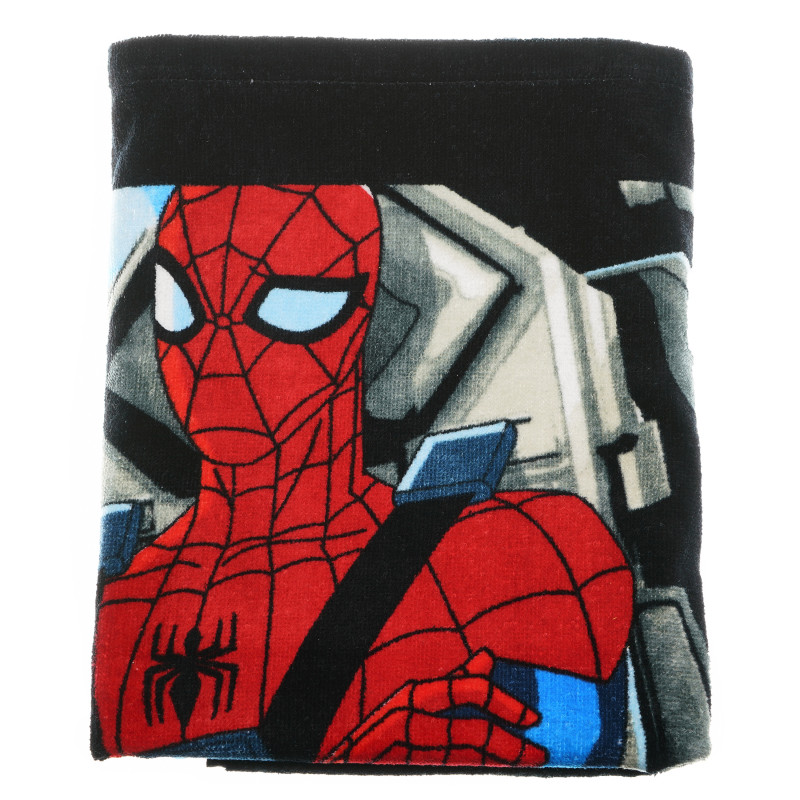 Памучна плажна кърпа за момче с принт на Spiderman  65754
