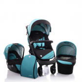 Комбинирана детска количкаNoble 3 в 1, синя CANGAROO 6605 