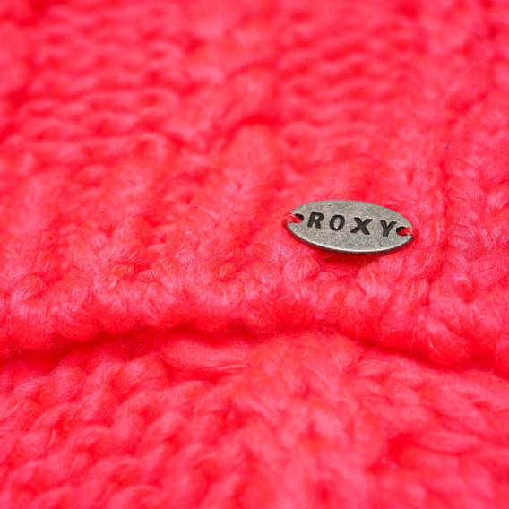 Плетен шал за момиче, червен Roxy 66312 2