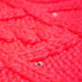 Плетен шал за момиче, червен Roxy 66314 3