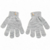 Плетени ръкавици унисекс, сиви Wanabee 66372 