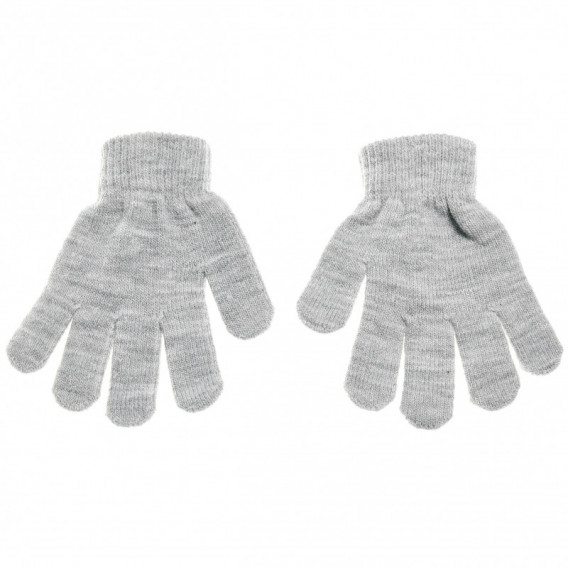 Плетени ръкавици унисекс, сиви Wanabee 66374 2