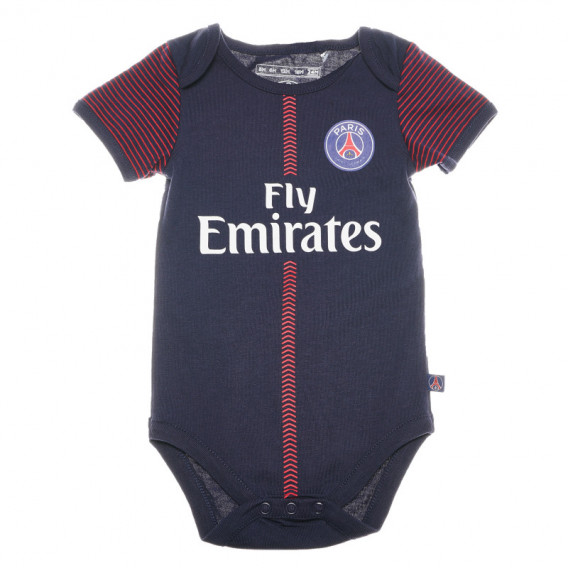 Памучен комплект боди и лигавник за бебе за момче Paris Saint - Germain 66478 8