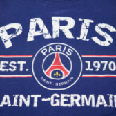 Памучна тениска с емблема и надпис на PSG отпред за момче Paris Saint - Germain 66645 3