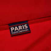 Памучна тениска с емблема и надпис на PSG за момче Paris Saint - Germain 66654 4