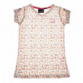 Многоцветна блуза с къс ръкав за момиче Wanabee 66726 