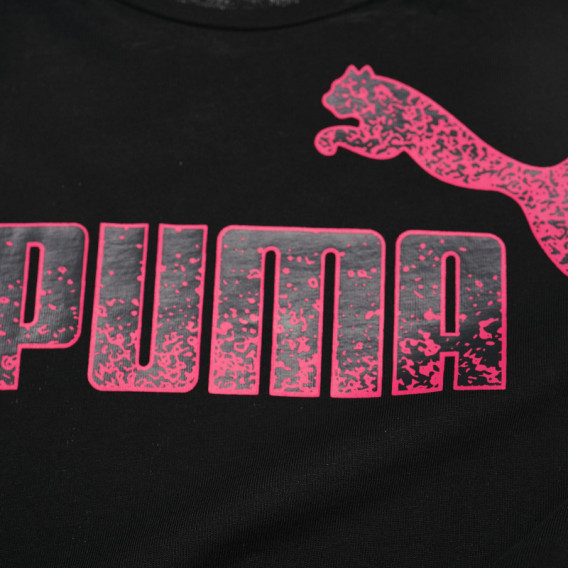 памучна тениска с надпис и принт на скачаща пума за момче Puma 66741 3