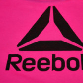 Памучна тениска без ръкав за момиче, с принт лого на марката Reebok 66813 3