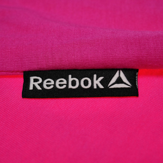 Памучна тениска без ръкав за момиче, с принт лого на марката Reebok 66814 4