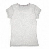 Тениска с надпис LA TEAM 68 с къс ръкав за момиче Soft 66950 2