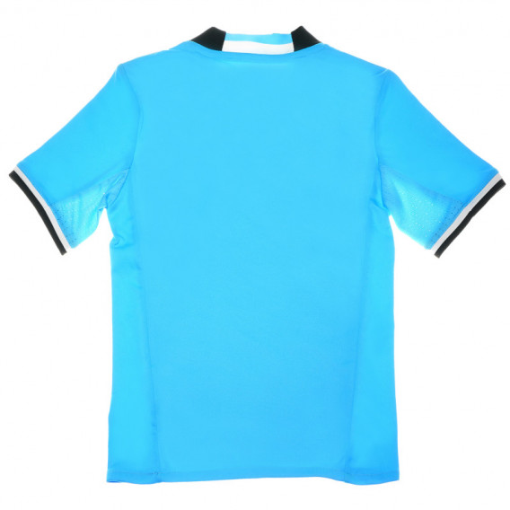 спортна тениска в синьо-бяло райе  за момче Adidas 67364 2