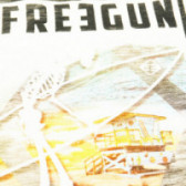Памучна тениска с къс ръкав и принт на лодка за момче Freegun 67448 3