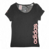 Спортна блуза, серия climate, с къс ръкав за момиче Adidas 67965 