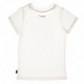 Памучна блуза с лого на ПСЖ с къс ръкав за момиче Paris Saint - Germain 67976 2