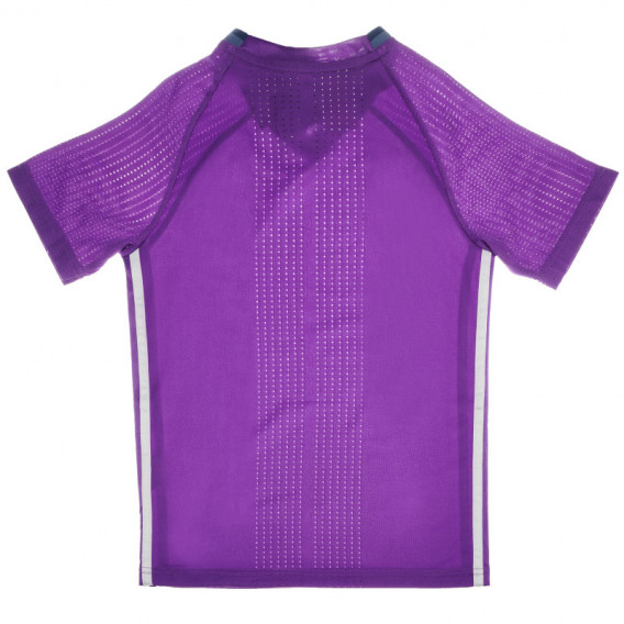 лилава спортна тениска с лого за момче Adidas 68005 2