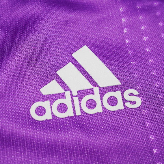 лилава спортна тениска с лого за момче Adidas 68007 4