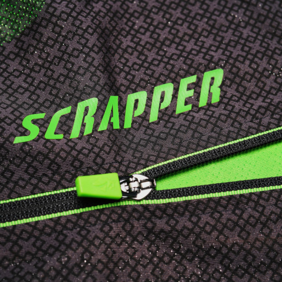 спортна черна тениска с цип за момче Scrapper 68052 4