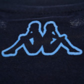 Памучна тениска с принт логото на марката за момче KAPPA 68099 4