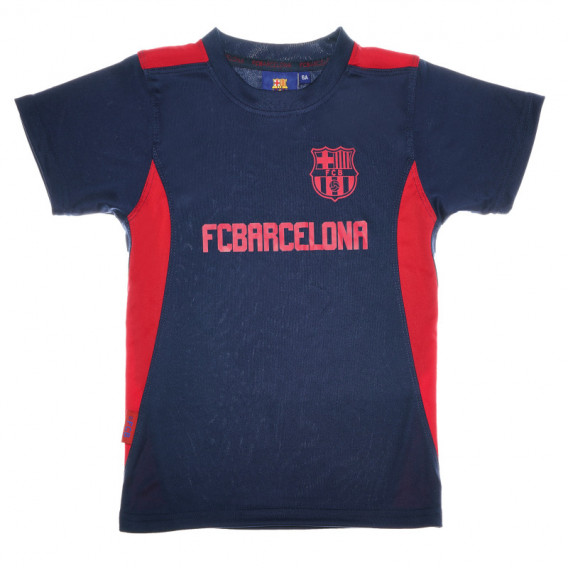 спортна тениска за момче с лого Барселона FCB 68100 
