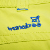 Къси панталони за момче със син цип и лого на марката Wanabee 68192 4