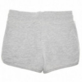 Памучни къси панталони за момиче, сиви Soft 68378 2