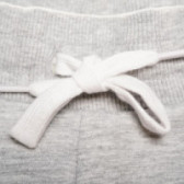 Памучни къси панталони за момиче, сиви Soft 68379 3