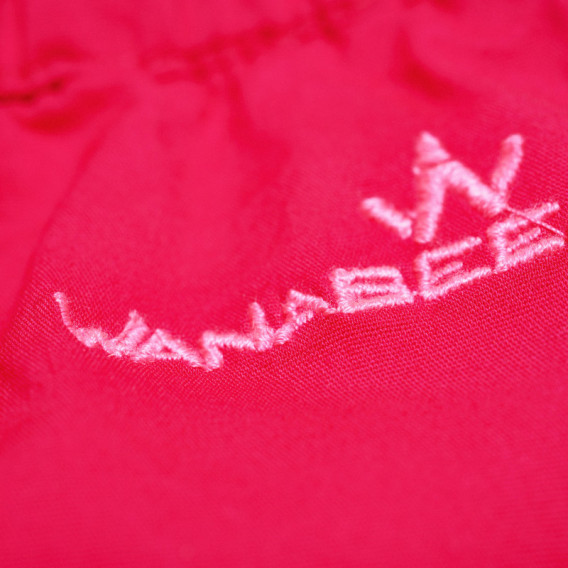 Пола с бродиран надпис на бранда, розова Wanabee 68401 5