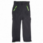 Дълги спортни панталони за момче със зелени детайли Wanabee 68947 