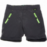 Дълги спортни панталони за момче със зелени детайли Wanabee 68952 3