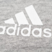 Памучни дълги спортни панталони унисекс с емблемата на марката Adidas 69474 3