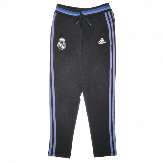 Дълги спортни панталони със сини ивици за момче Adidas 69543 