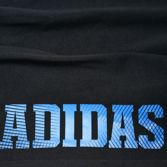Дълги спортни панталони за момче със синьо лого на марката Adidas 69670 3