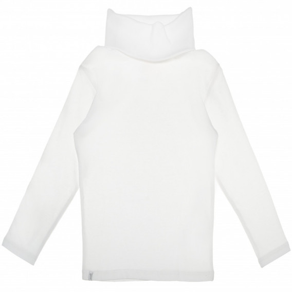 Soft памучна бяла блуза с дълъг ръкав за момче  Soft 69860 