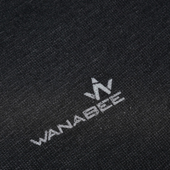 Wanabee черна спортна блуза с дълъг ръкав за момче Wanabee 69875 3