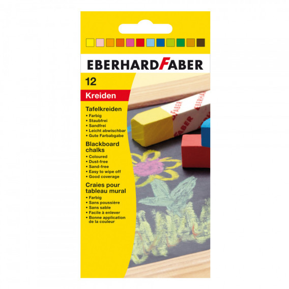 ТЕБЕШИР 12 ЦВЯТА Eberhard Faber 70465 