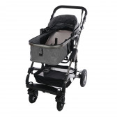 Комбинирана детска количка FONTANA 3 в 1 с швейцарска конструкция и дизайн, сива ZIZITO 71956 25