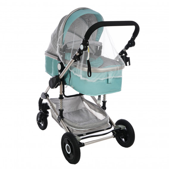 Комбинирана детска количка FONTANA 3 в 1 с швейцарска конструкция и дизайн, синя ZIZITO 71967 4