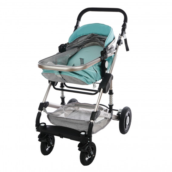 Комбинирана детска количка FONTANA 3 в 1 с швейцарска конструкция и дизайн, синя ZIZITO 71976 11