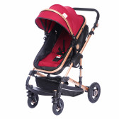 Комбинирана детска количка FONTANA 3 в 1 с швейцарска конструкция и дизайн, червена ZIZITO 72022 10
