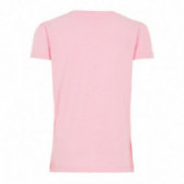 Памучна блуза Peppa Pig с къс ръкав за момиче, розова Name it 72778 2