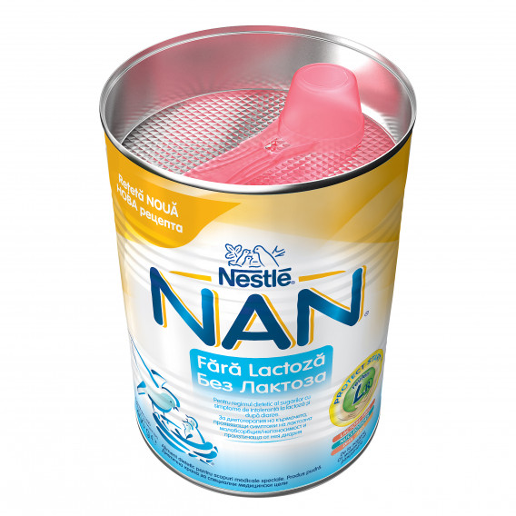 Мляко за кърмачета NAN Lactose Free, новородени, кутия 400 гр. Nestle 72896 4