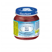 Пюре от ябълки и боровинки Nestle Gerber, 6+ месеца, бурканче 125 гр. Gerber 73072 2