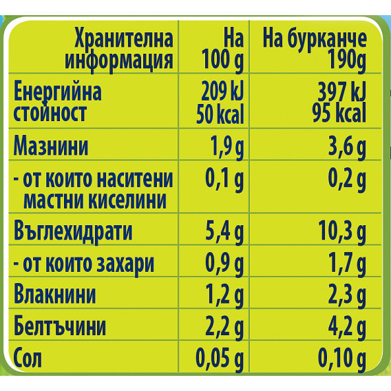 Пюре Супа с карфиол и заешко Nestle Gerber, 9+ месеца, бурканче 190 гр. Gerber 73141 3